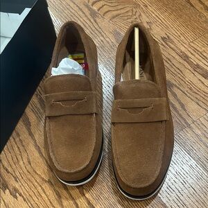 Alfani Men's Tan Suede Loafers